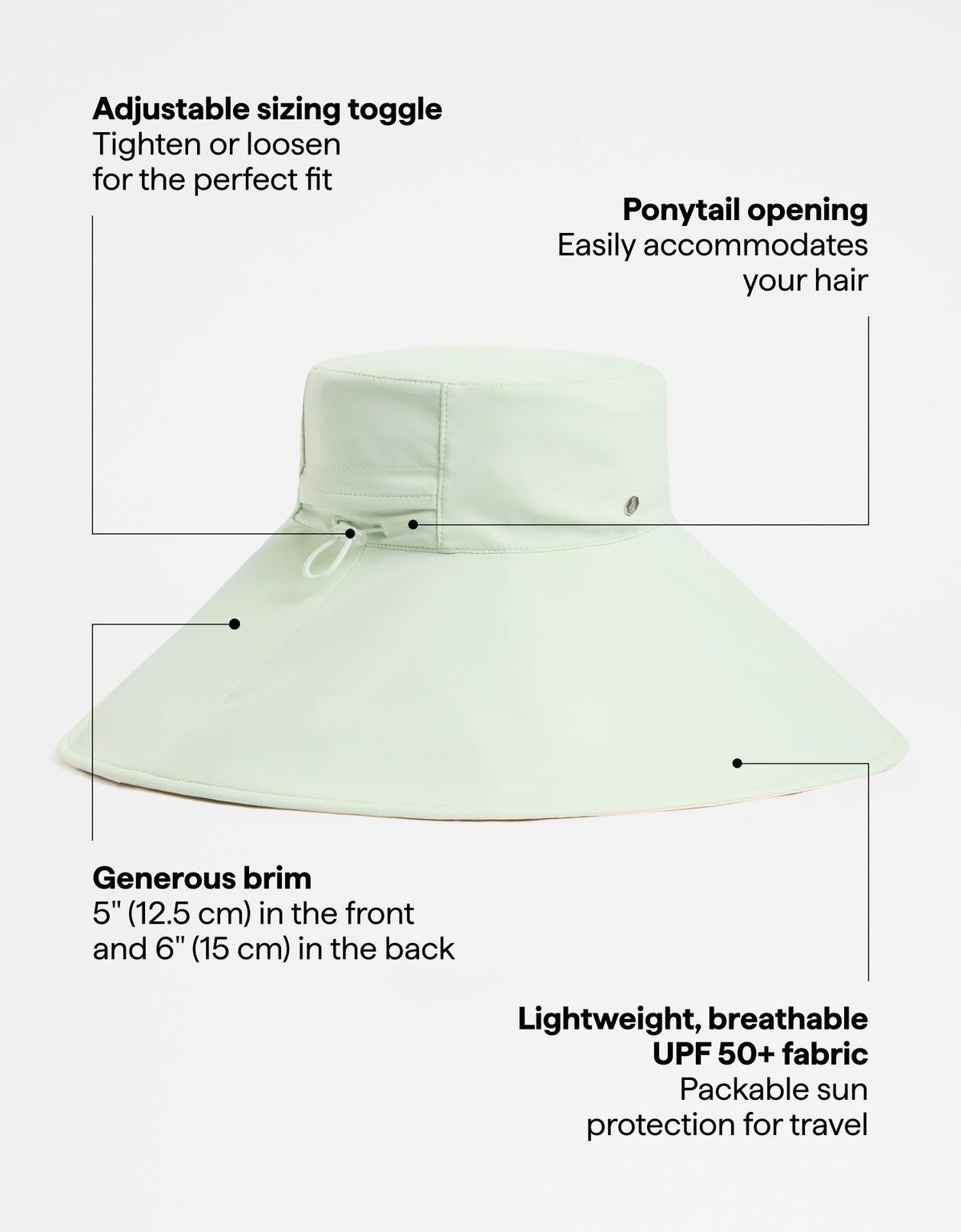Ultra Wide Brim Hat UPF 50+