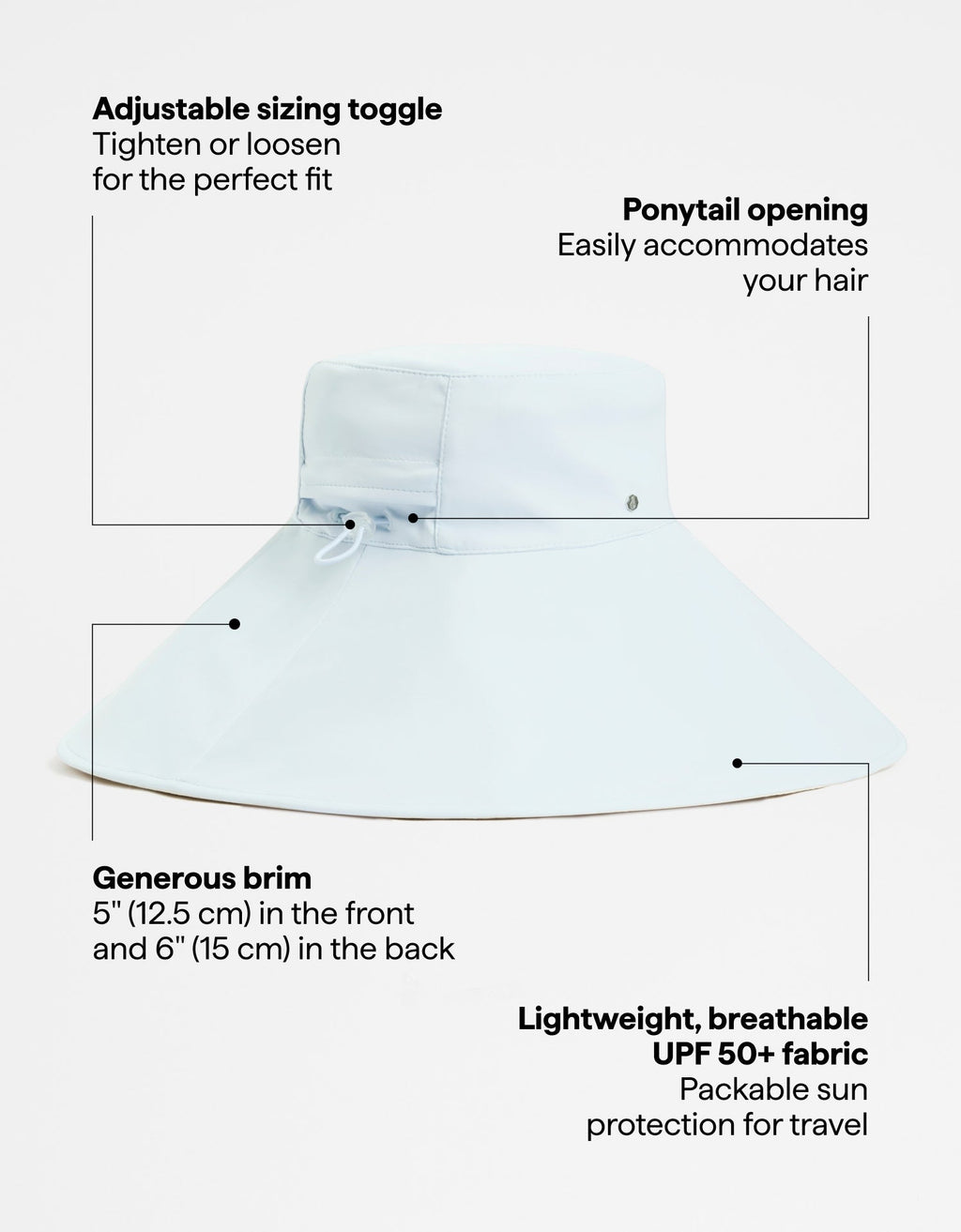 Ultra Wide Brim Hat UPF 50+