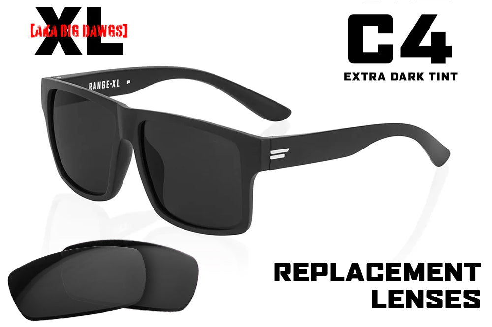 Black C4: Replacement Lenses
